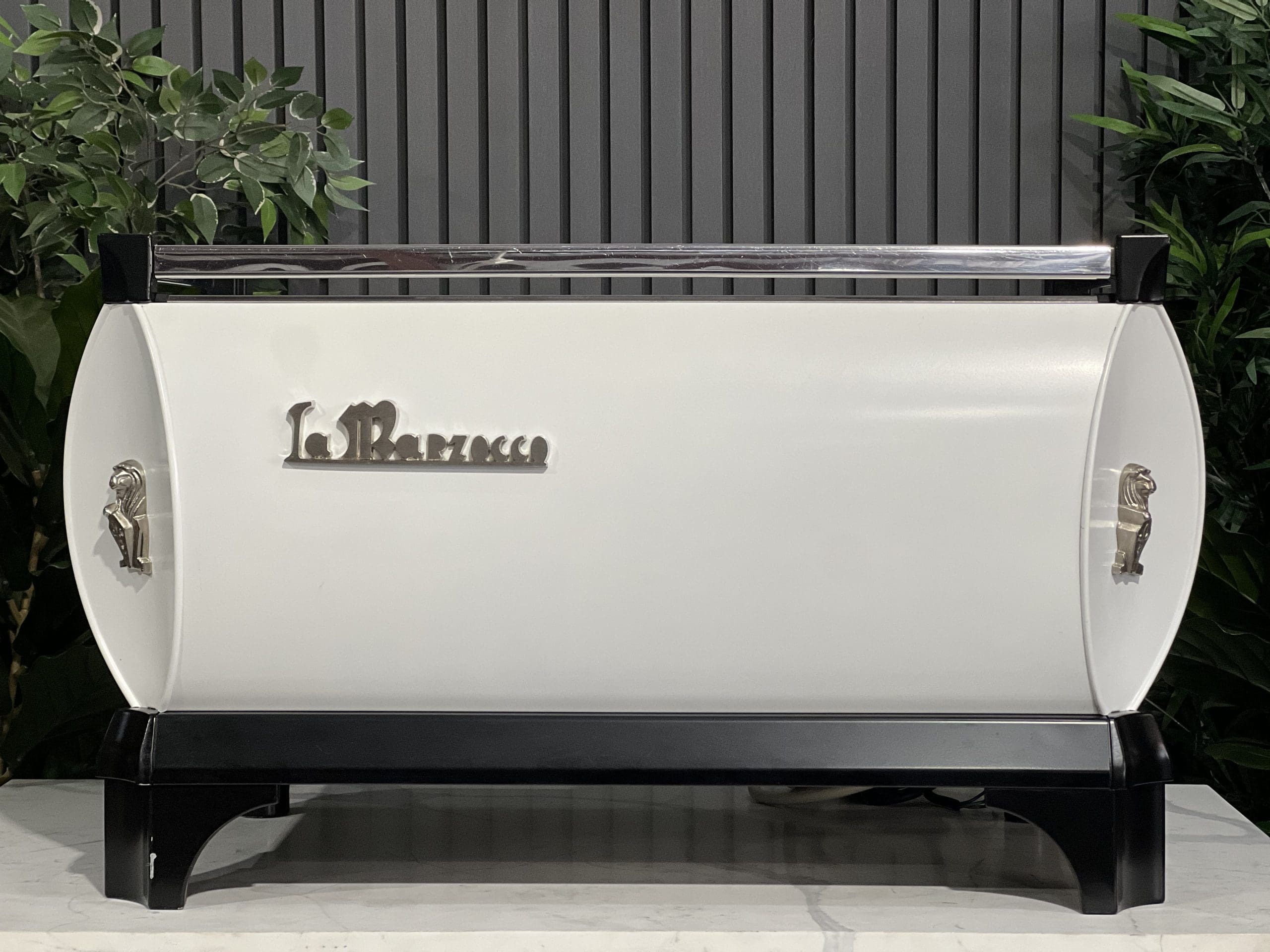 La Marzocco GB5 High Feet Full - 3 Group Commercial Espresso Machine - White