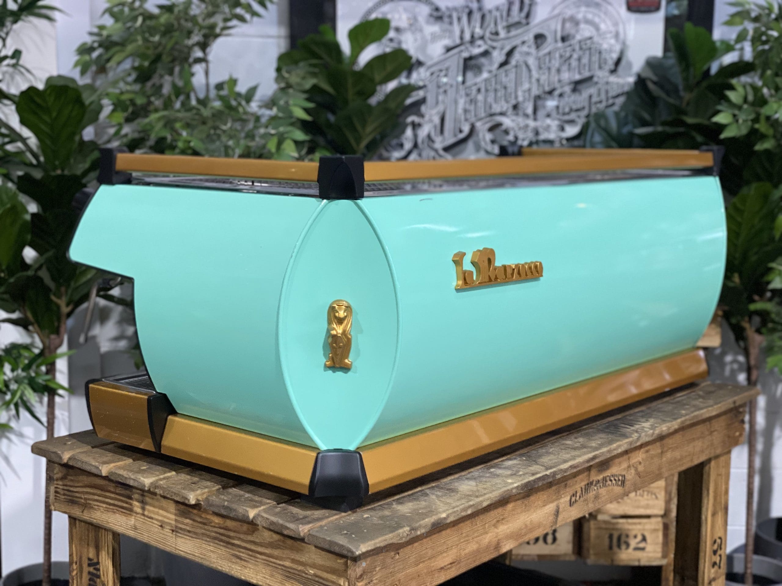 La Marzocco GB5 4 Group Green & Gold - 31281