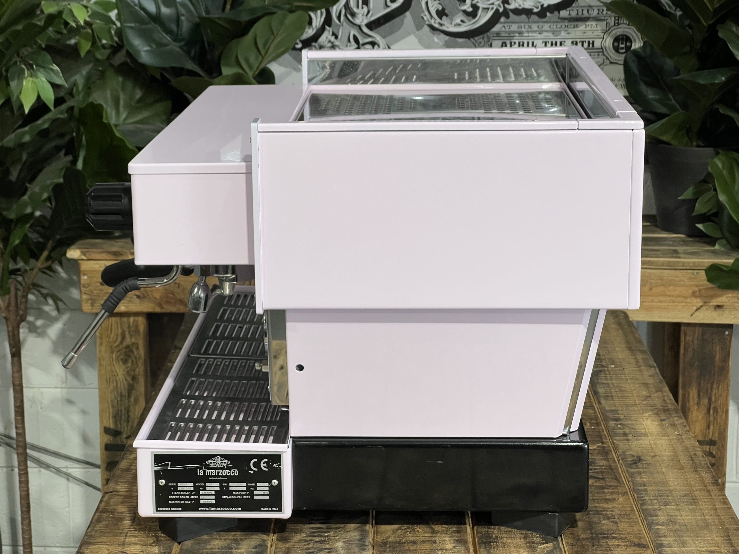 La Marzocco Linea Classic Feather Boa - 2 Group Commercial Espresso Machine - Pink