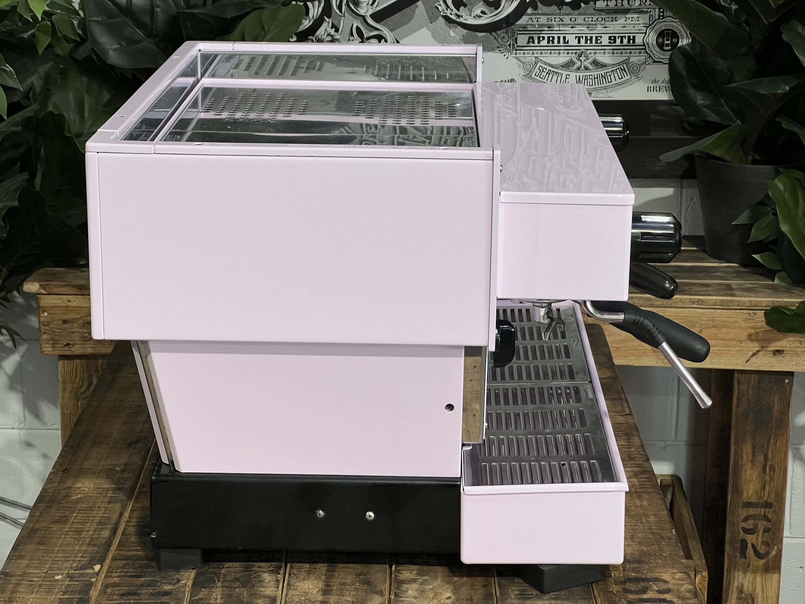 La Marzocco Linea Classic 2 Group Feather Boa Pink Espresso Coffee Machine - 33540