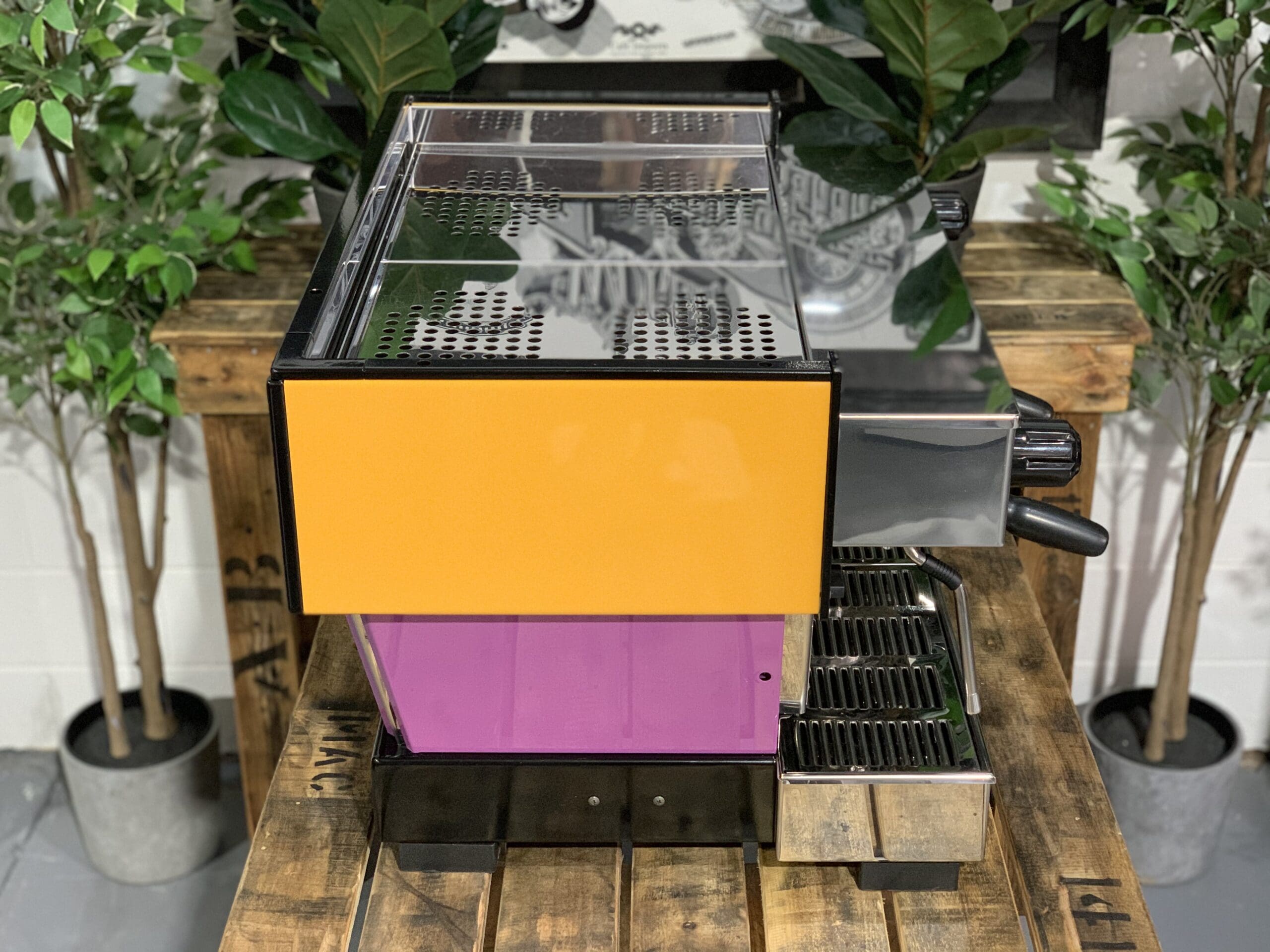 La Marzocco Linea Classic Purple - 2 Group Commercial Espresso Machine - Orange