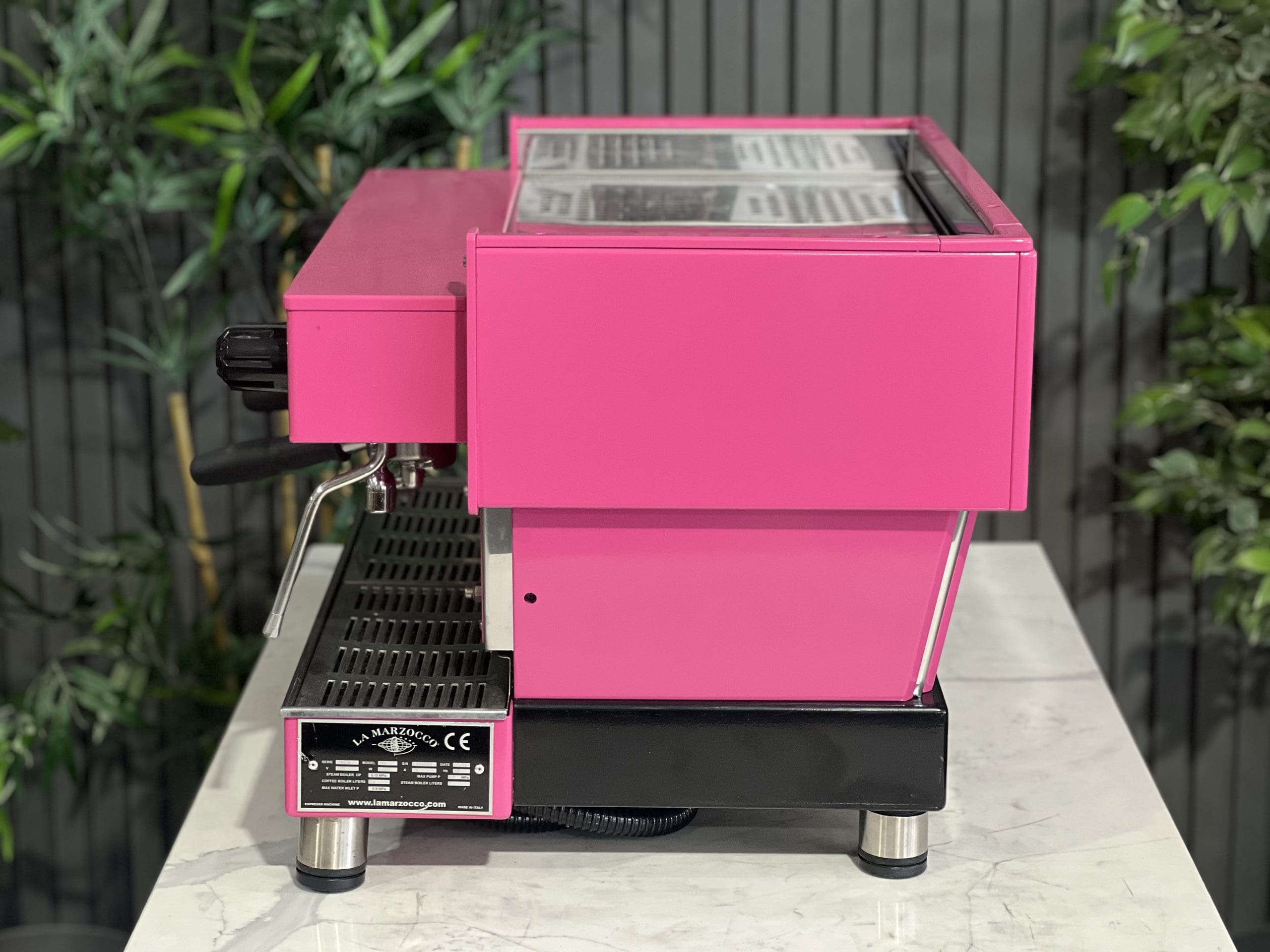 La Marzocco Linea Classic High Cup Deep - 2 Group Commercial Espresso Machine - Pink