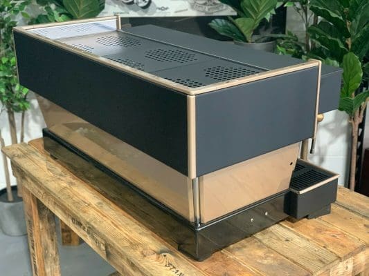 La Marzocco Linea Black & Rose - 3 Group Commercial Espresso Machine - Gold