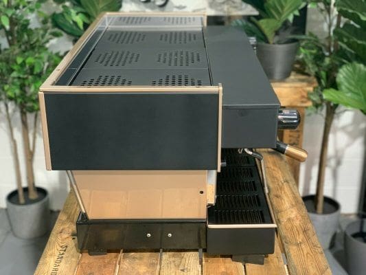 La Marzocco Linea Black & Rose - 3 Group Commercial Espresso Machine - Gold