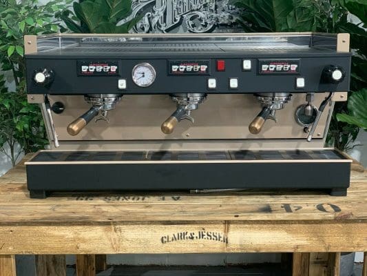 La Marzocco Linea Black & Rose - 3 Group Commercial Espresso Machine - Gold