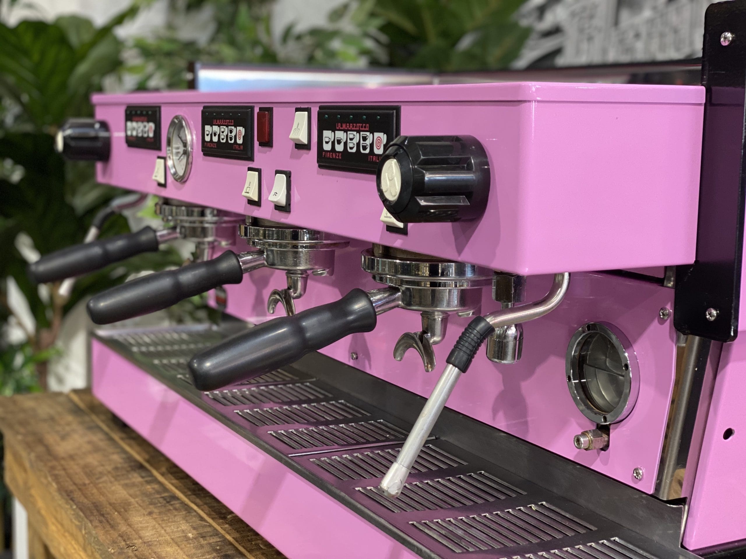 La Marzocco Linea Classic Contemporary - 3 Group Commercial Espresso Machine - Pink