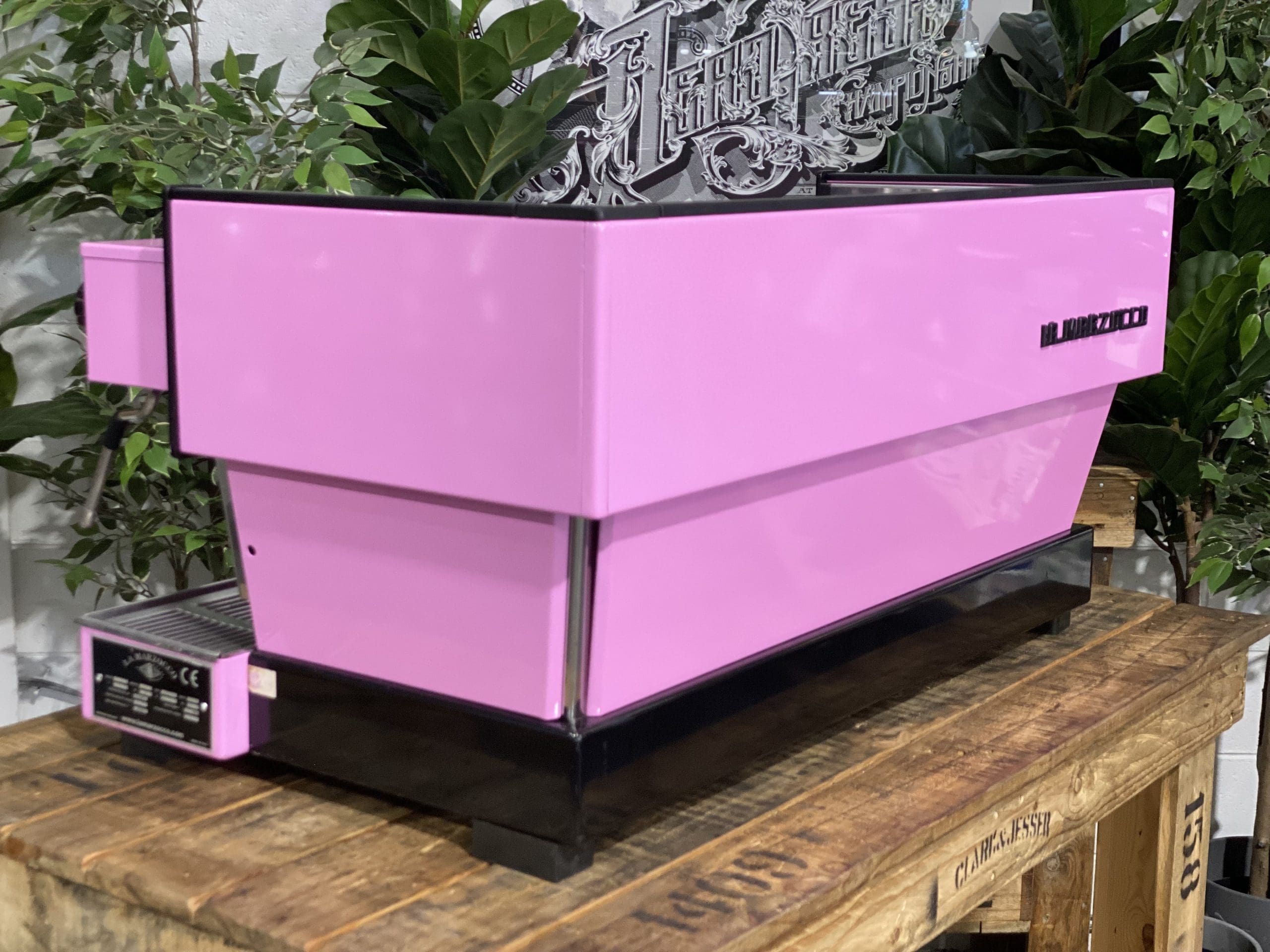 La Marzocco Linea Classic Contemporary - 3 Group Commercial Espresso Machine - Pink