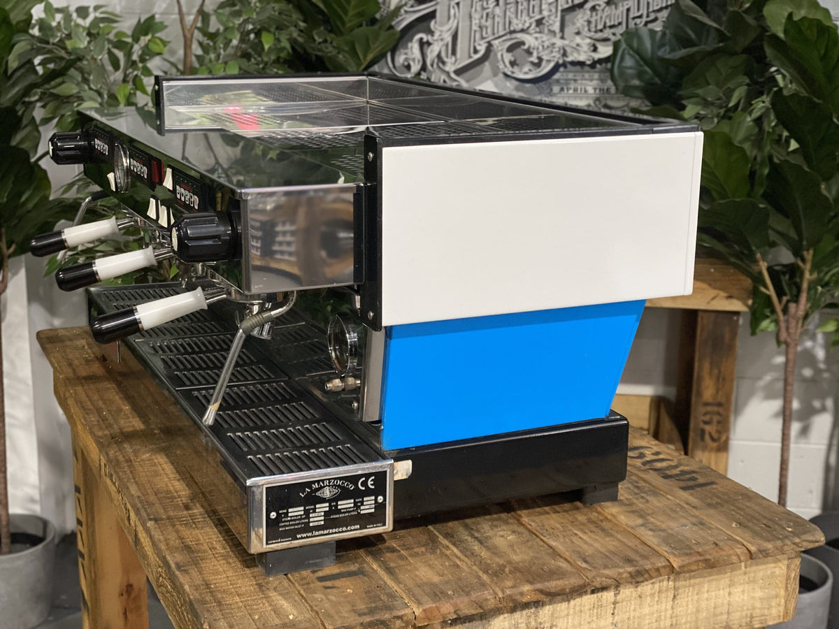 La Marzocco Linea Classic White & Black Pesado Portafilters - 3 Group - Refurbished