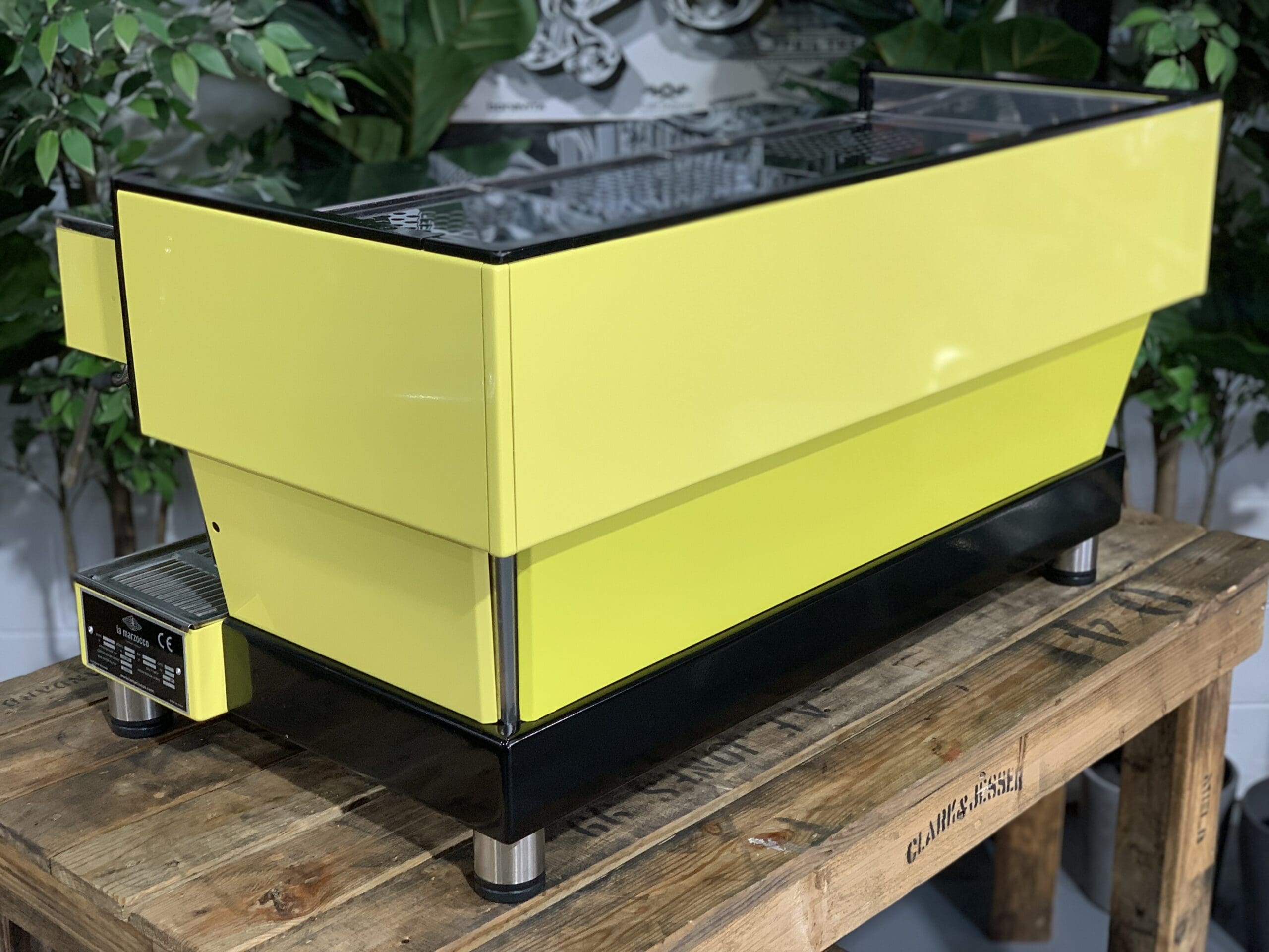 La Marzocco Linea Classic Lego - 3 Group Commercial Espresso Machine - Yellow