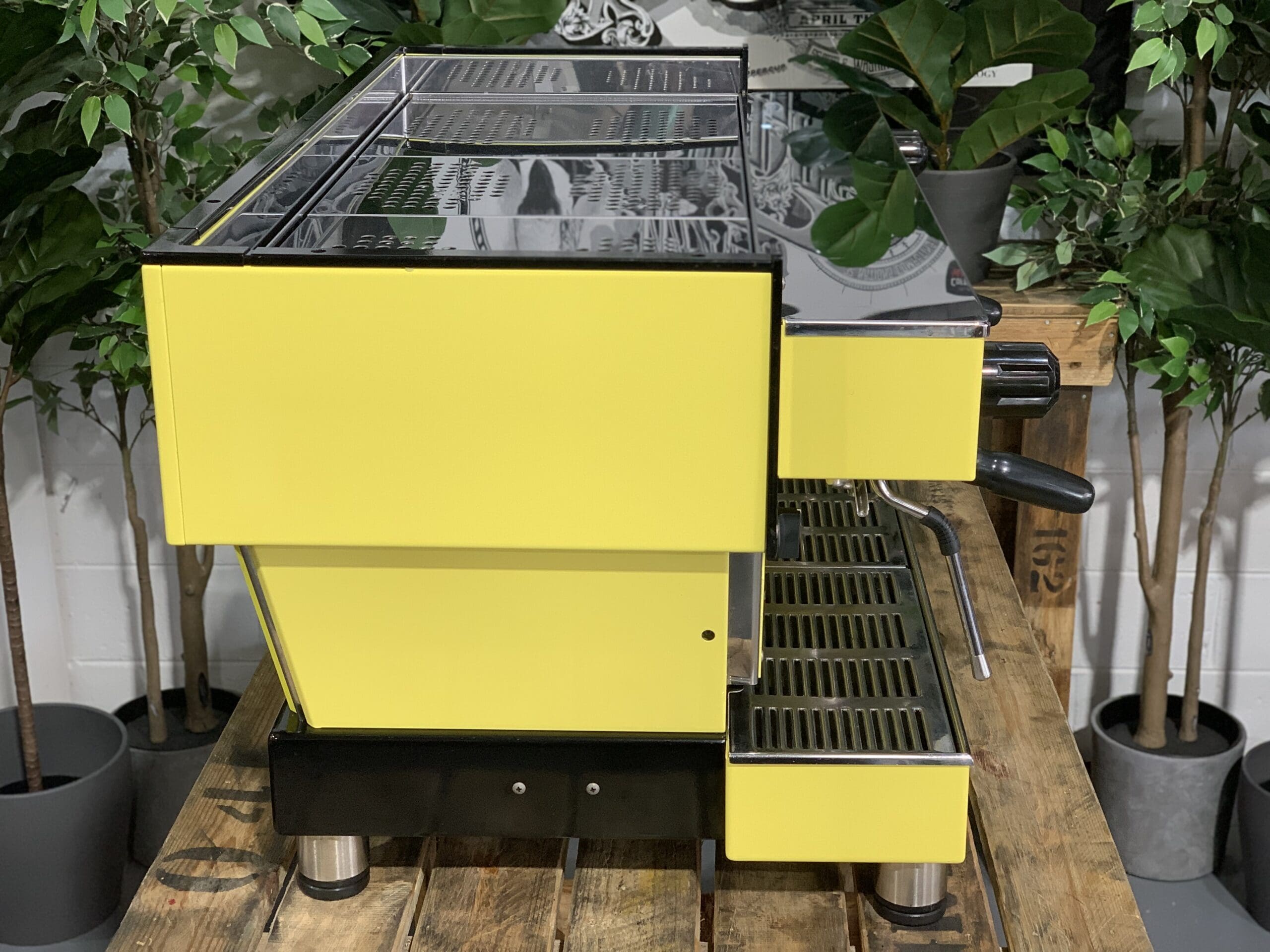 La Marzocco Linea Classic Lego - 3 Group Commercial Espresso Machine - Yellow