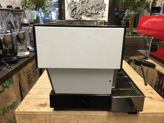 La Marzocco Linea with Chrono Touch Pads - 4 Group Commercial Espresso Machine - White