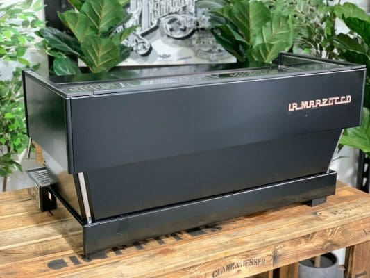 La Marzocco Linea Classic Black on - 3 Group Commercial Espresso Machine - Black