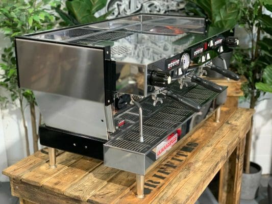 La Marzocco Linea with High Feet - 3 Group Commercial Espresso Machine - Stainless Steel