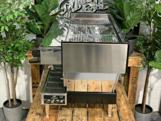 La Marzocco Linea with High Feet - 3 Group Commercial Espresso Machine - Stainless Steel