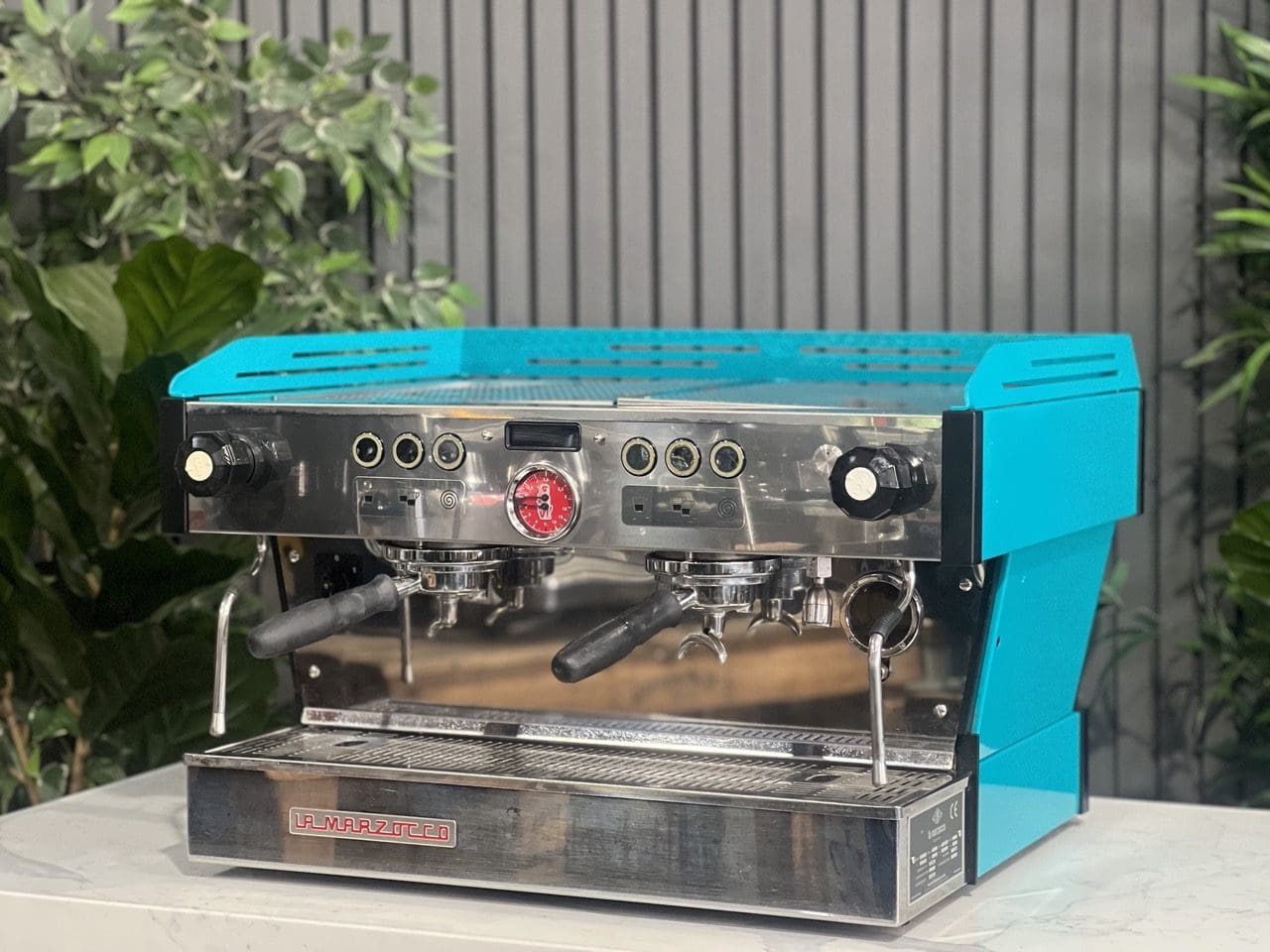 La Marzocco Linea PB 2 Group Dark Aqua Green Espresso Coffee Machine - 37517