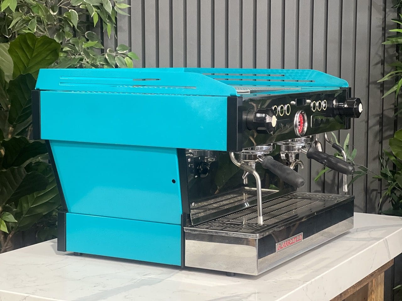 La Marzocco Linea PB 2 Group Dark Aqua Green Espresso Coffee Machine - 37517