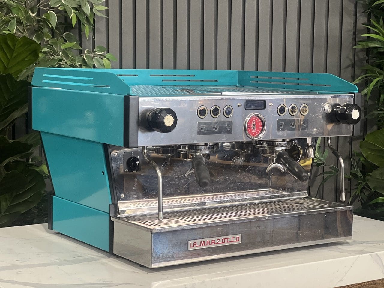 La Marzocco Linea PB 2 Group Dark Aqua Green Espresso Coffee Machine - 37517