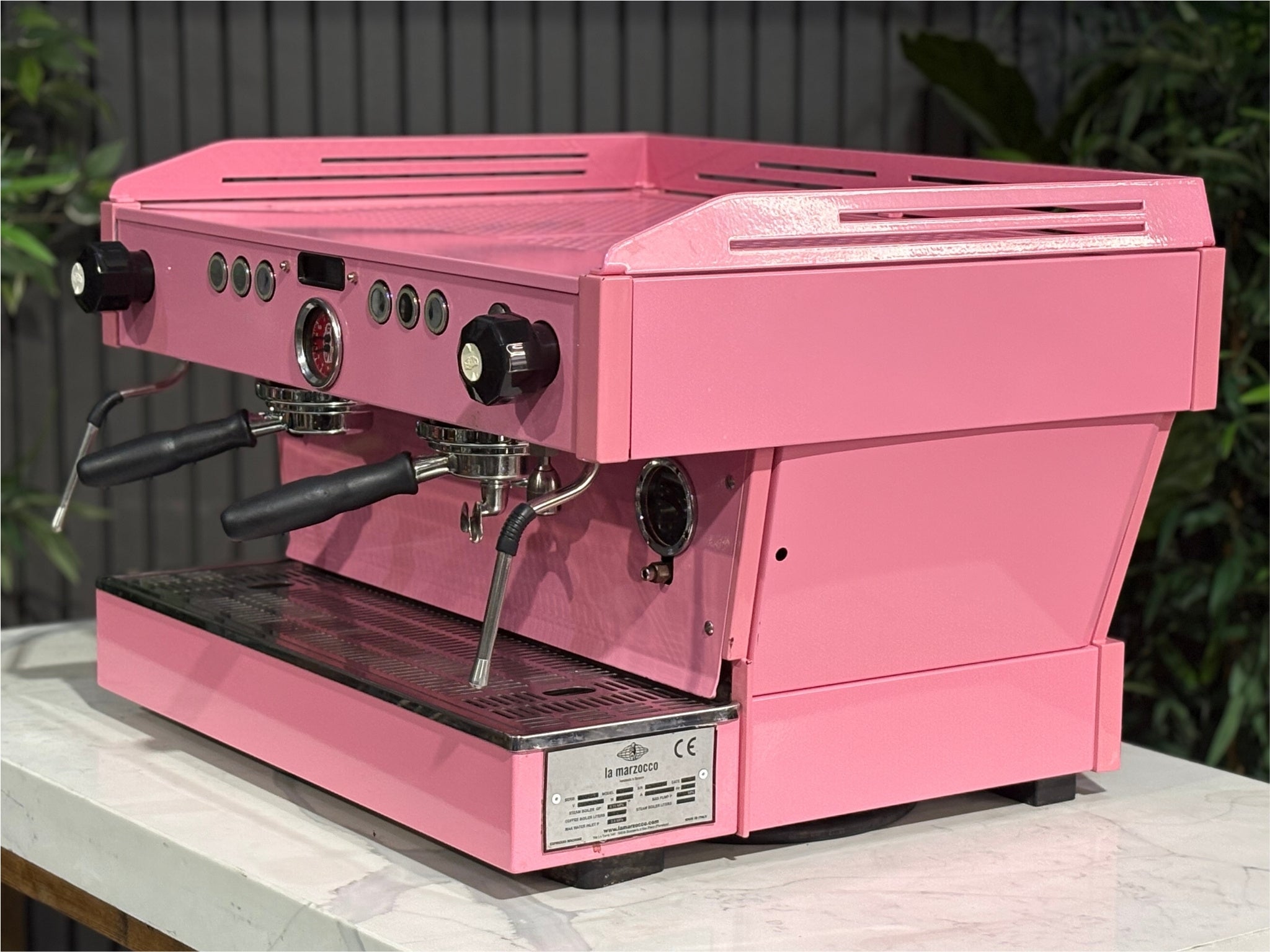 La Marzocco Linea PB Dark - 2 Group Commercial Espresso Machine - Pink