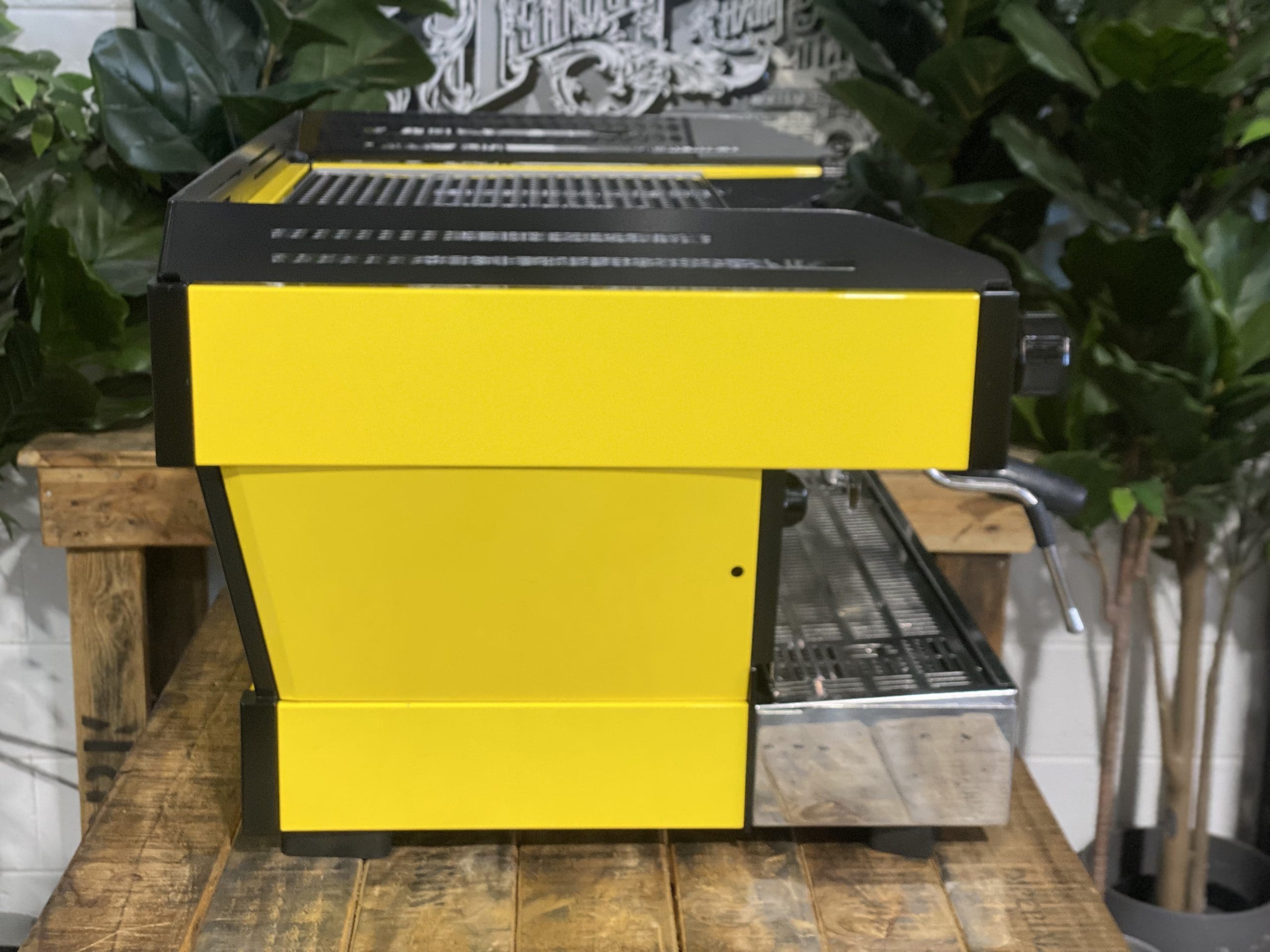 La Marzocco Linea PB 2 Group Yellow & Black Espresso Coffee Machine - 35410