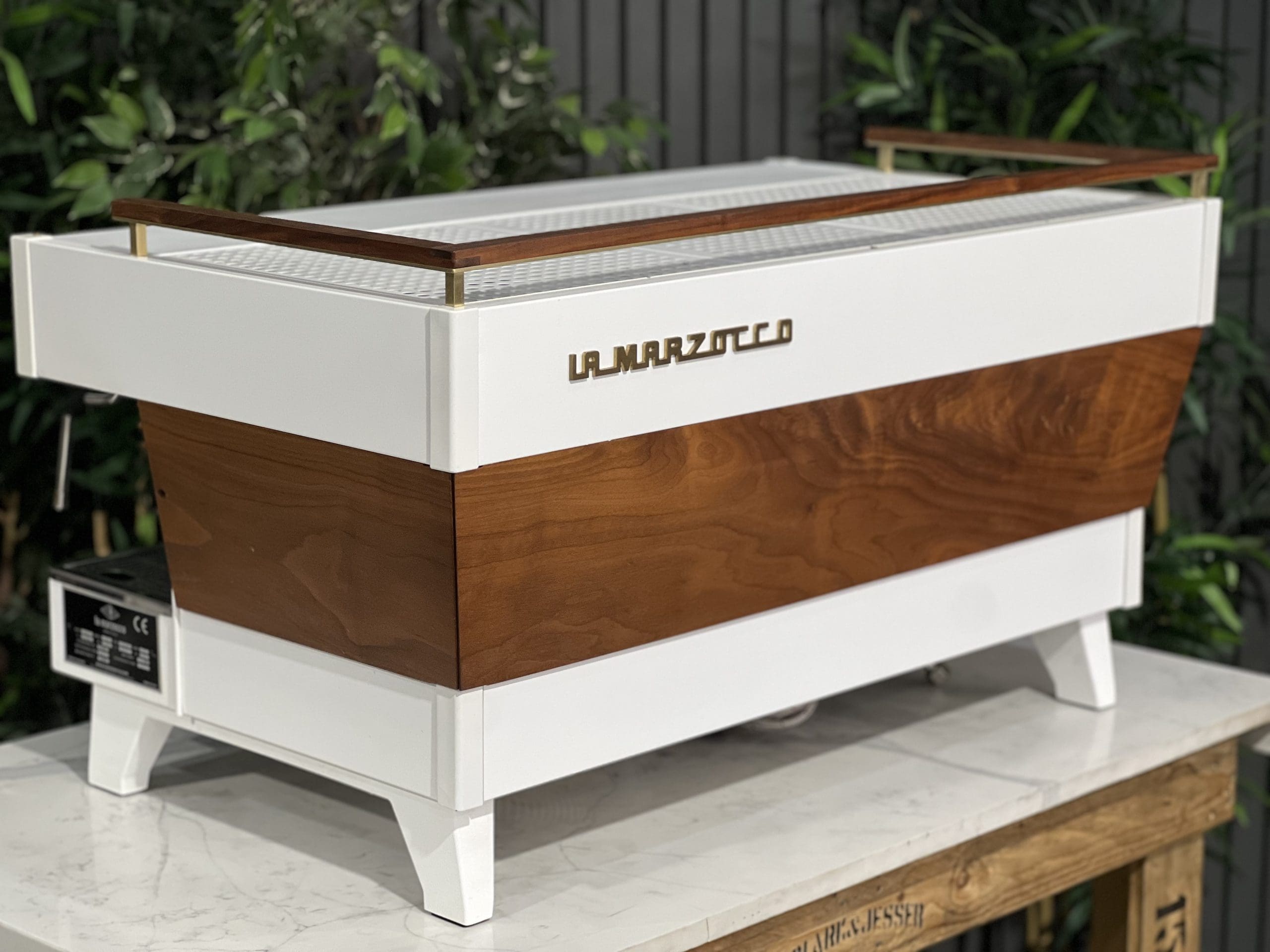 La Marzocco Linea PB 3 Group ABR White & Timber - 38690
