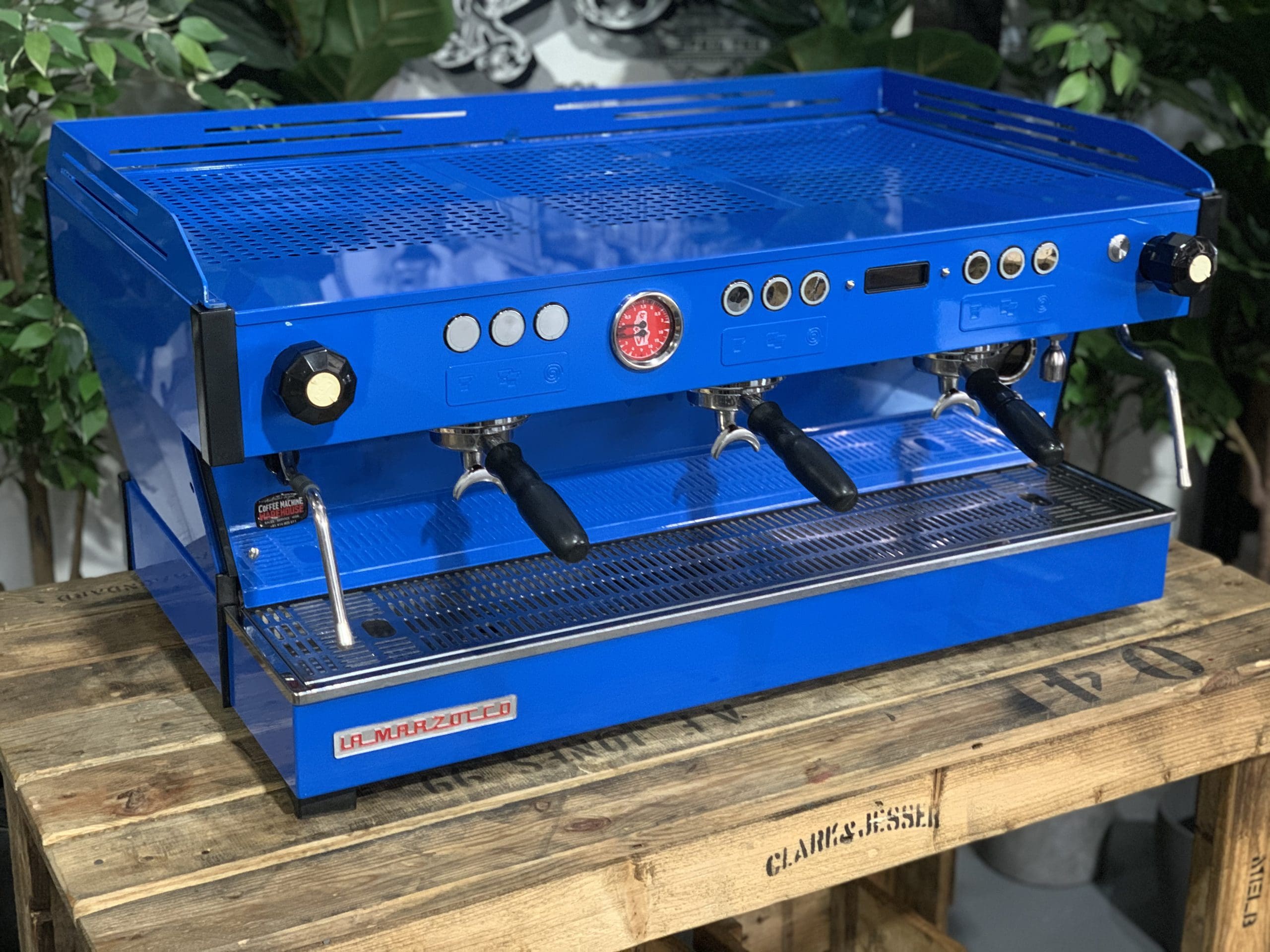 La Marzocco Linea PB - 3 Group Commercial Espresso Machine - Blue