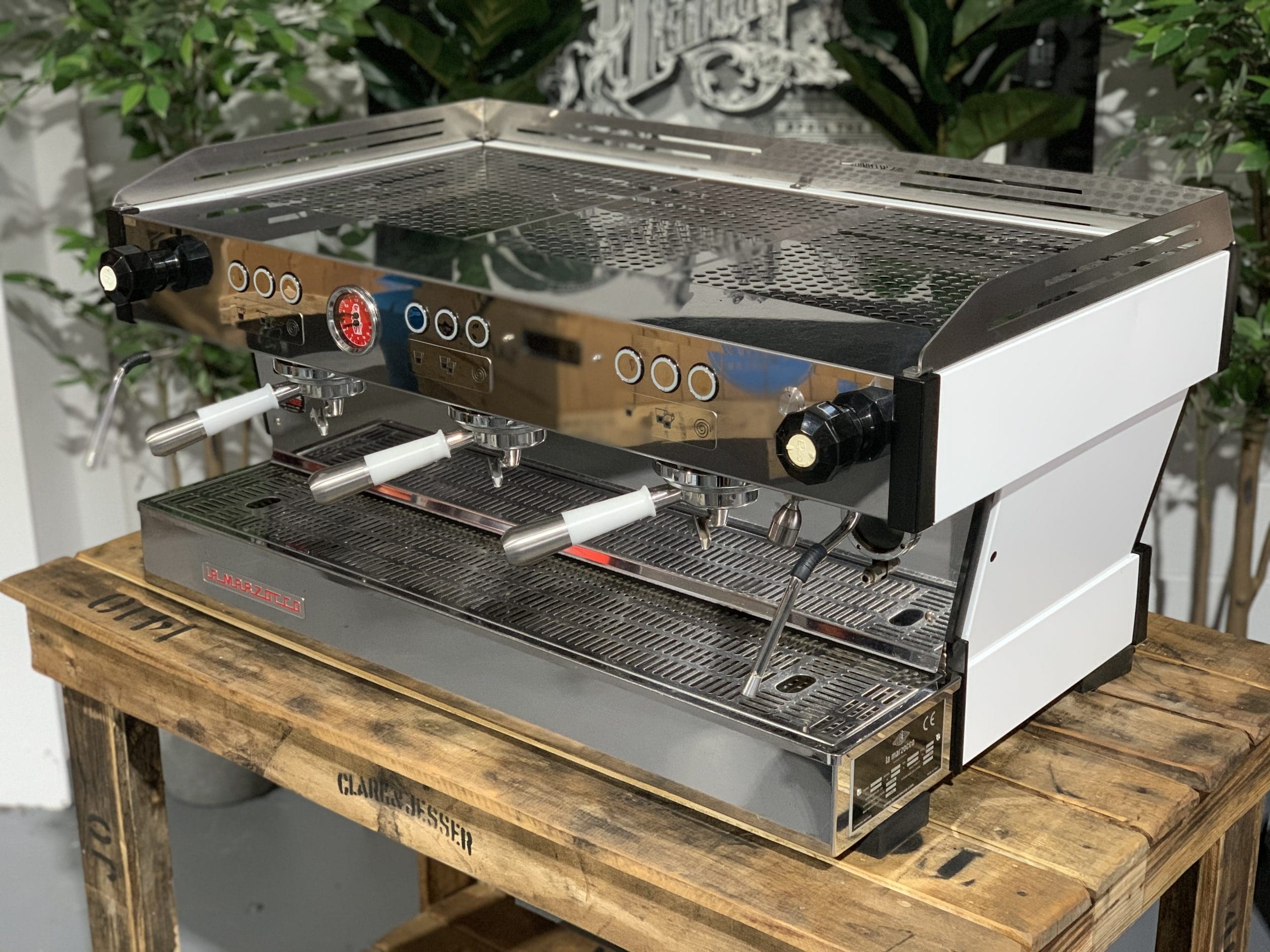 La Marzocco Linea PB - 3 Group Commercial Espresso Machine - White
