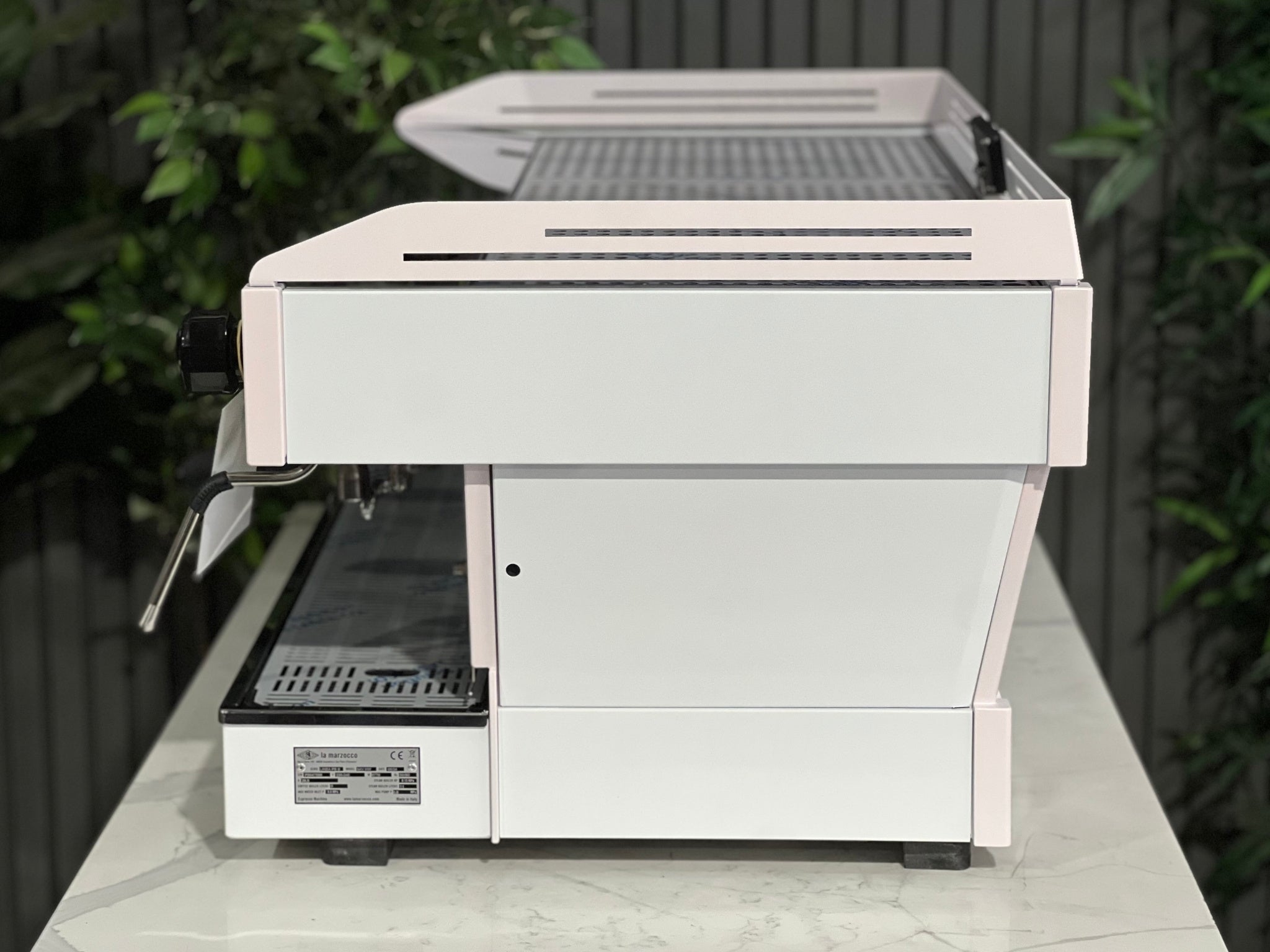 La Marzocco Linea PB White - 3 Group Commercial Espresso Machine - Pink