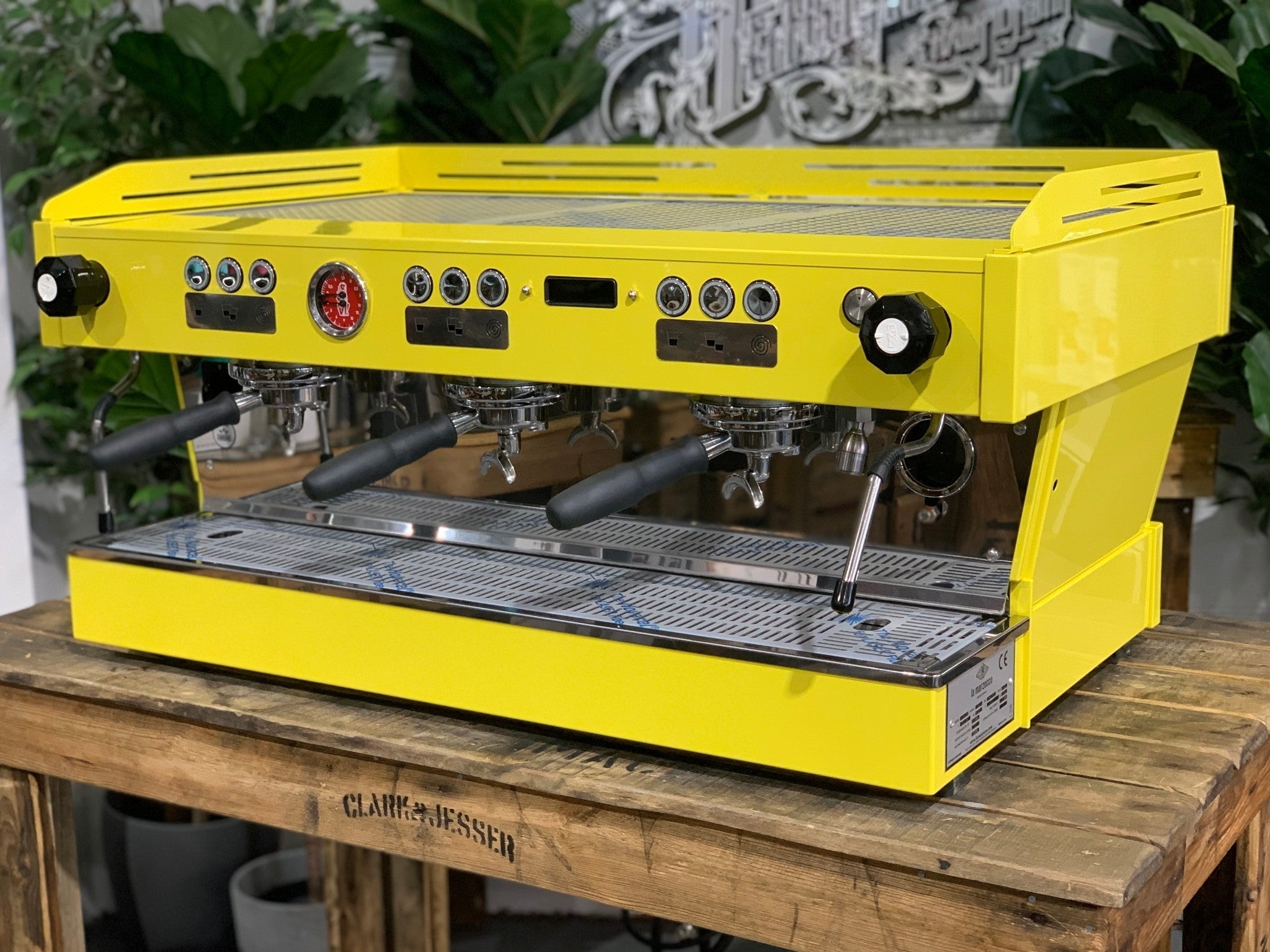 La Marzocco Linea PB - 3 Group Commercial Espresso Machine - Yellow