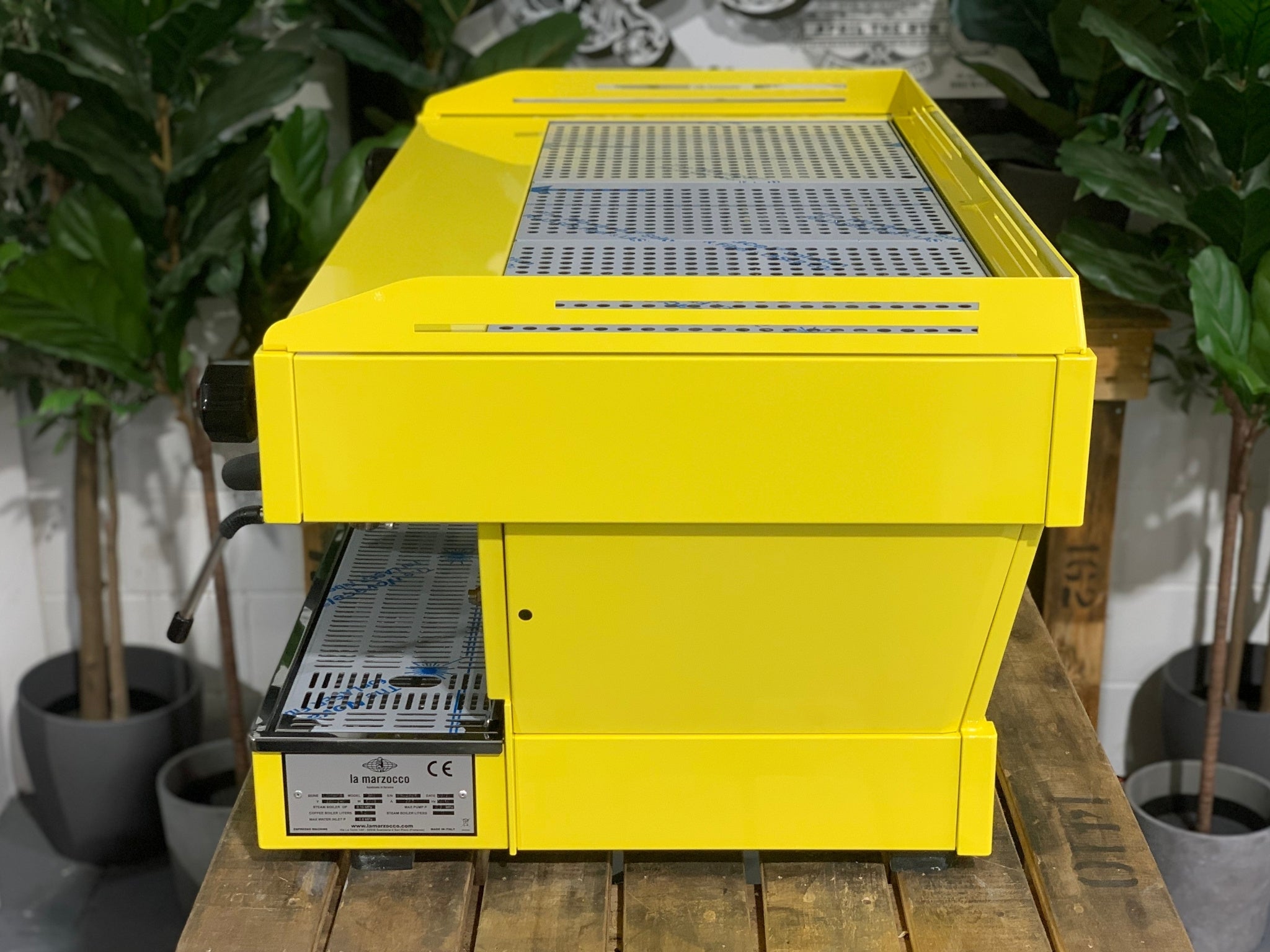 La Marzocco Linea PB - 3 Group Commercial Espresso Machine - Yellow