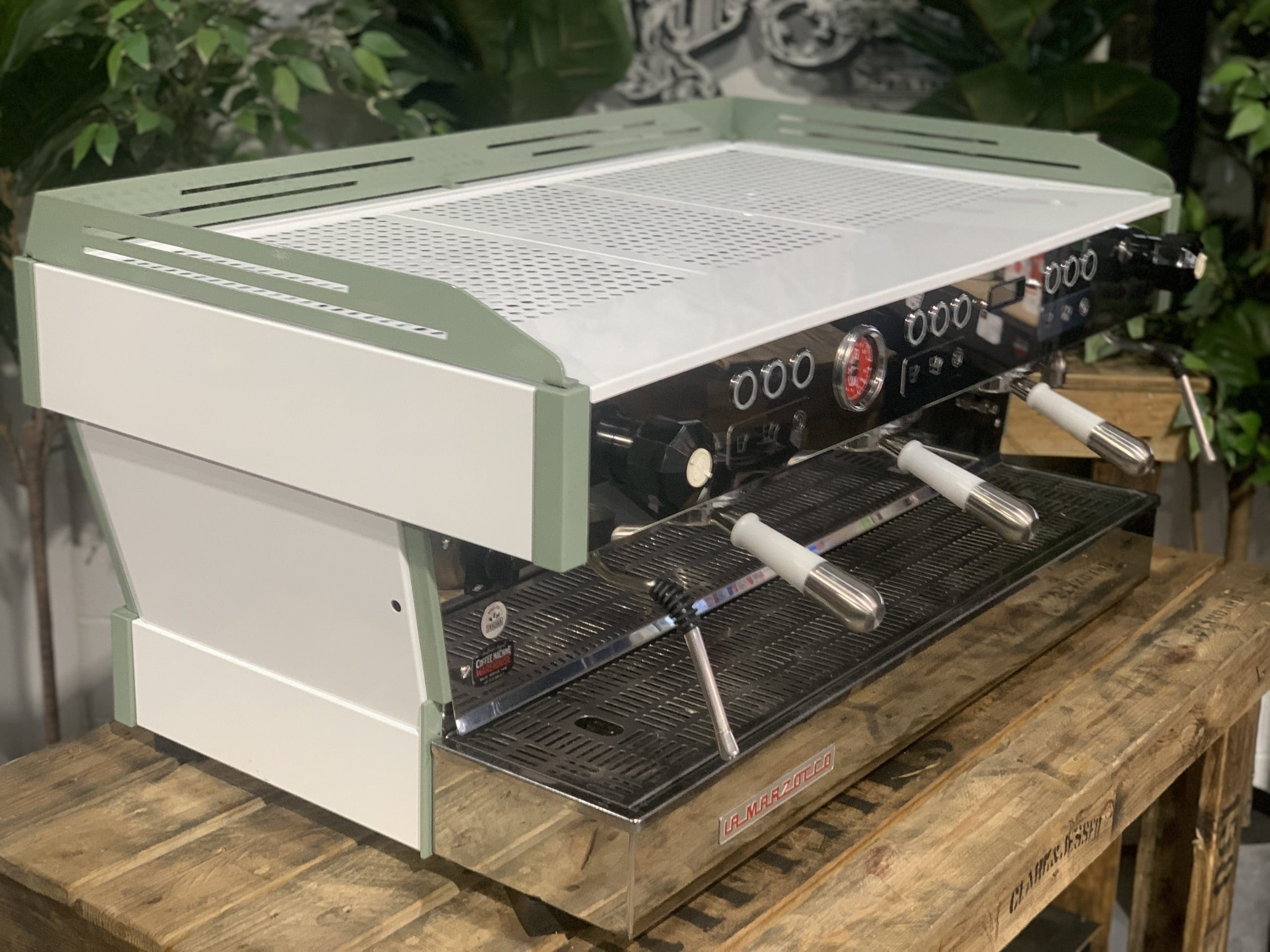 La Marzocco Linea PB 3 Group White & Green - 1230