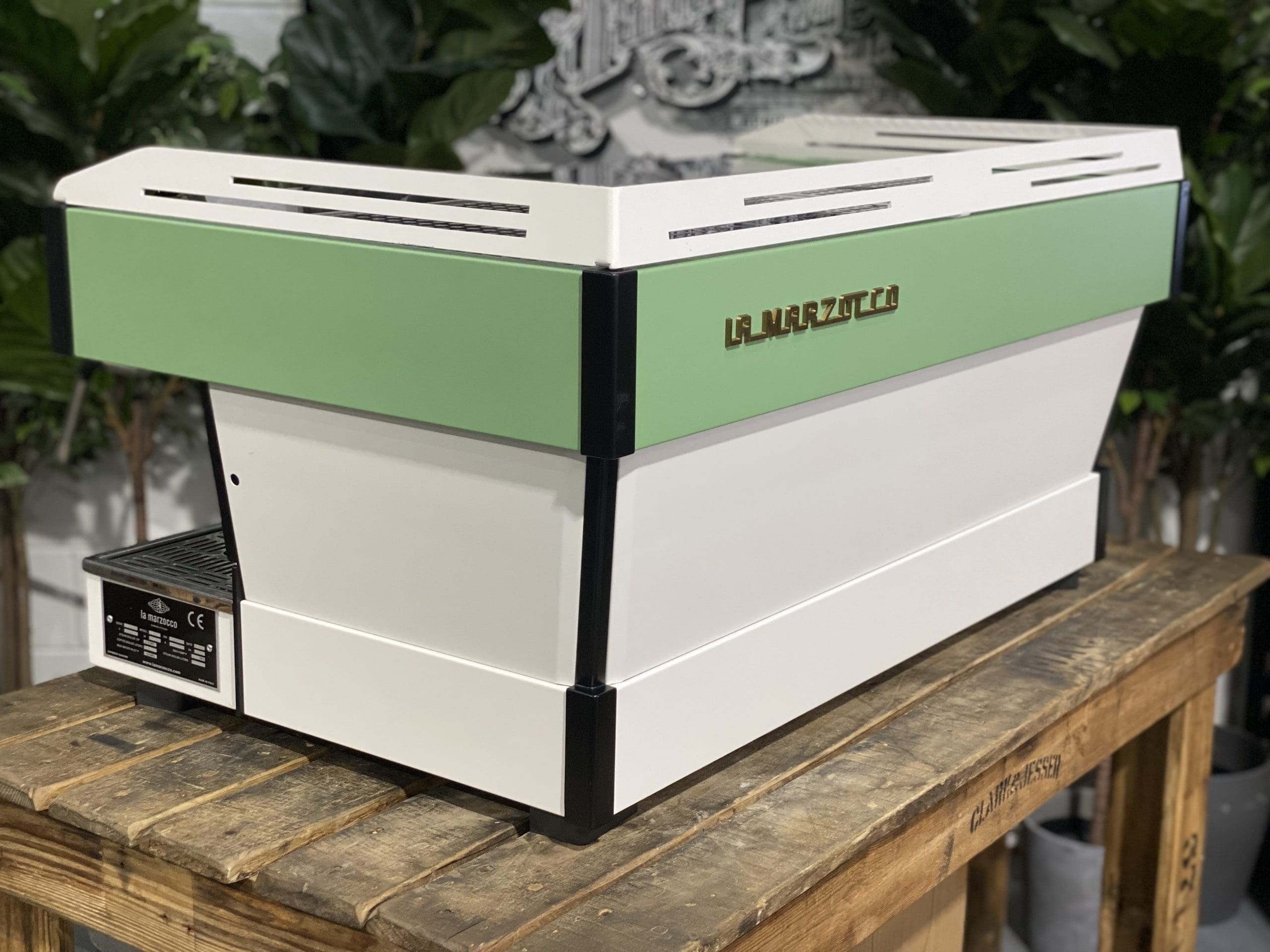 La Marzocco Linea PB 3 Group Green & White Espresso Coffee Machine - 33565