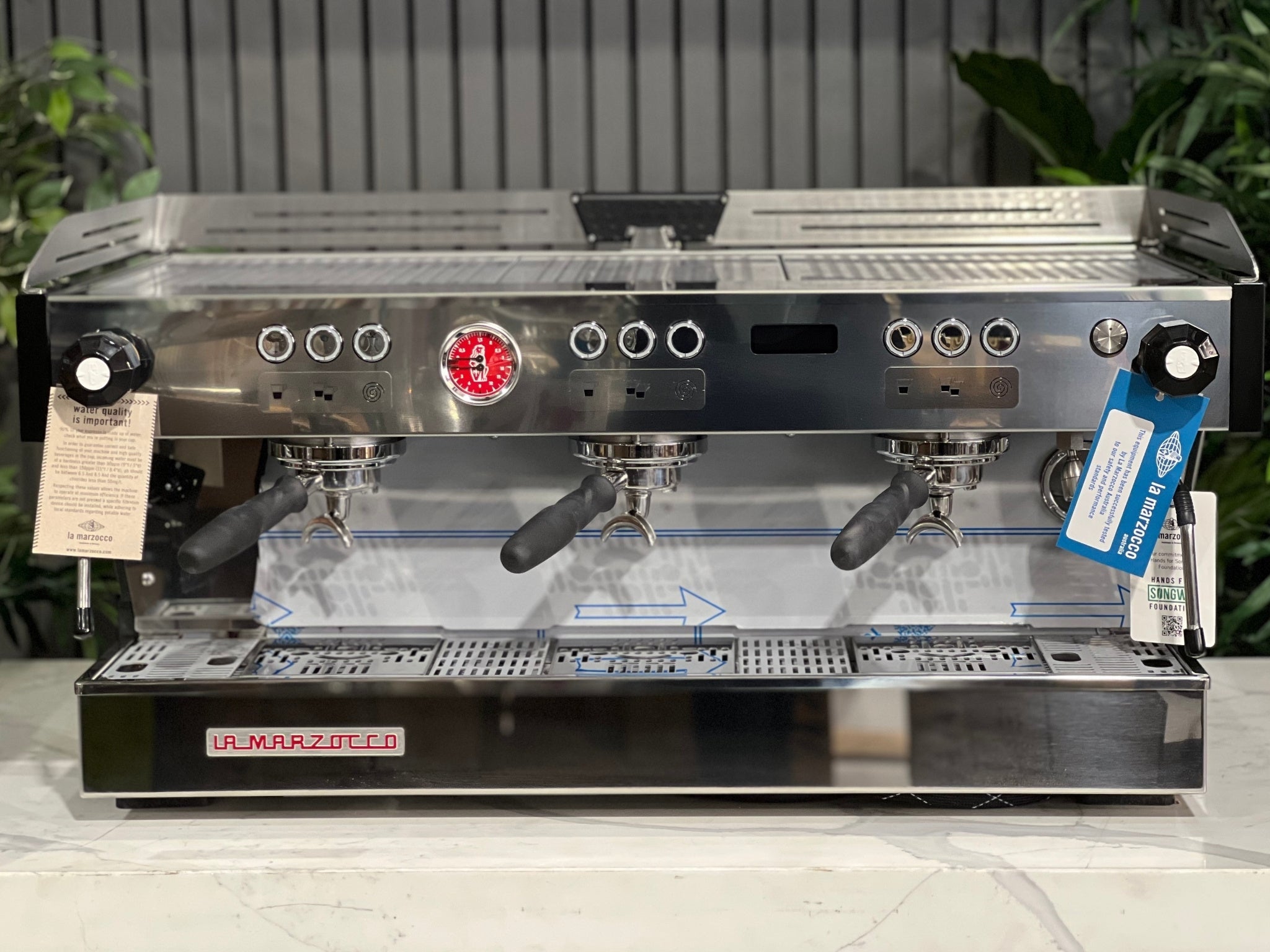La Marzocco Linea PB ABR - 3 Group Commercial Espresso Machine - Stainless