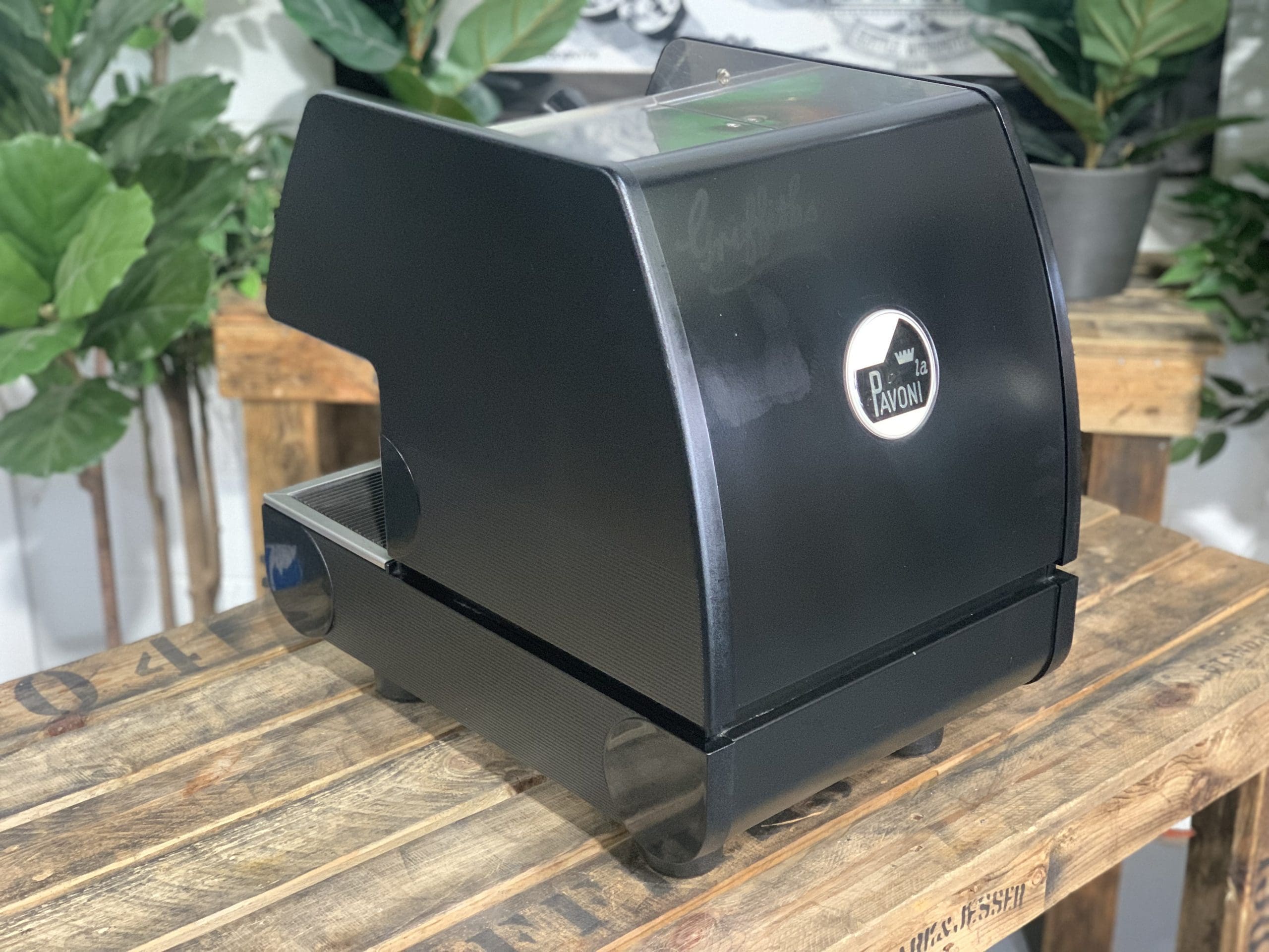 La Pavoni Tipo Pub 1 Group Black Espresso Coffee Machine - 31220