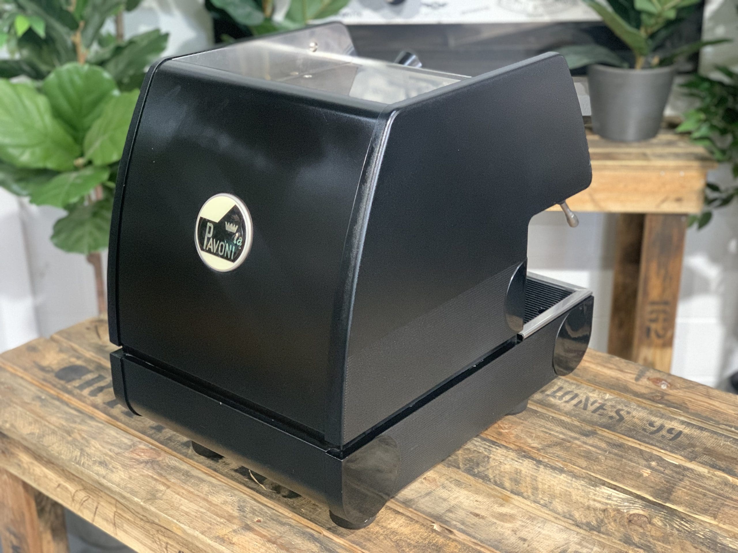 La Pavoni Tipo Pub 1 Group Black Espresso Coffee Machine - 31220