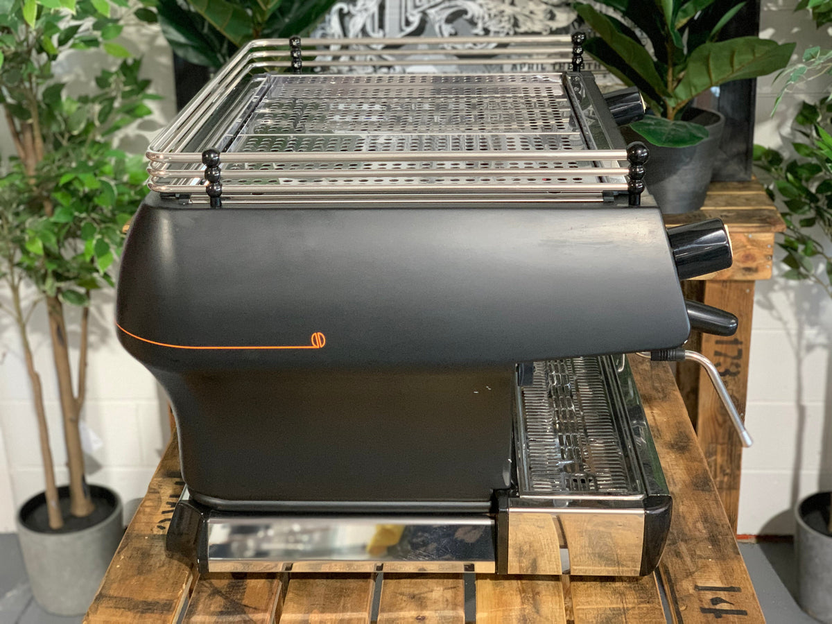 La Marzocco FB80 - - 2 Group Commercial Espresso Machine - Commercial - Black & Orange