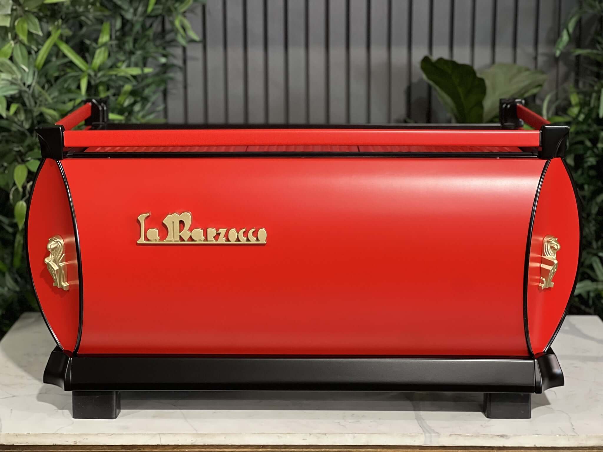 La Marzocco GB5 Red - 3 Group Commercial Espresso Machine - Black