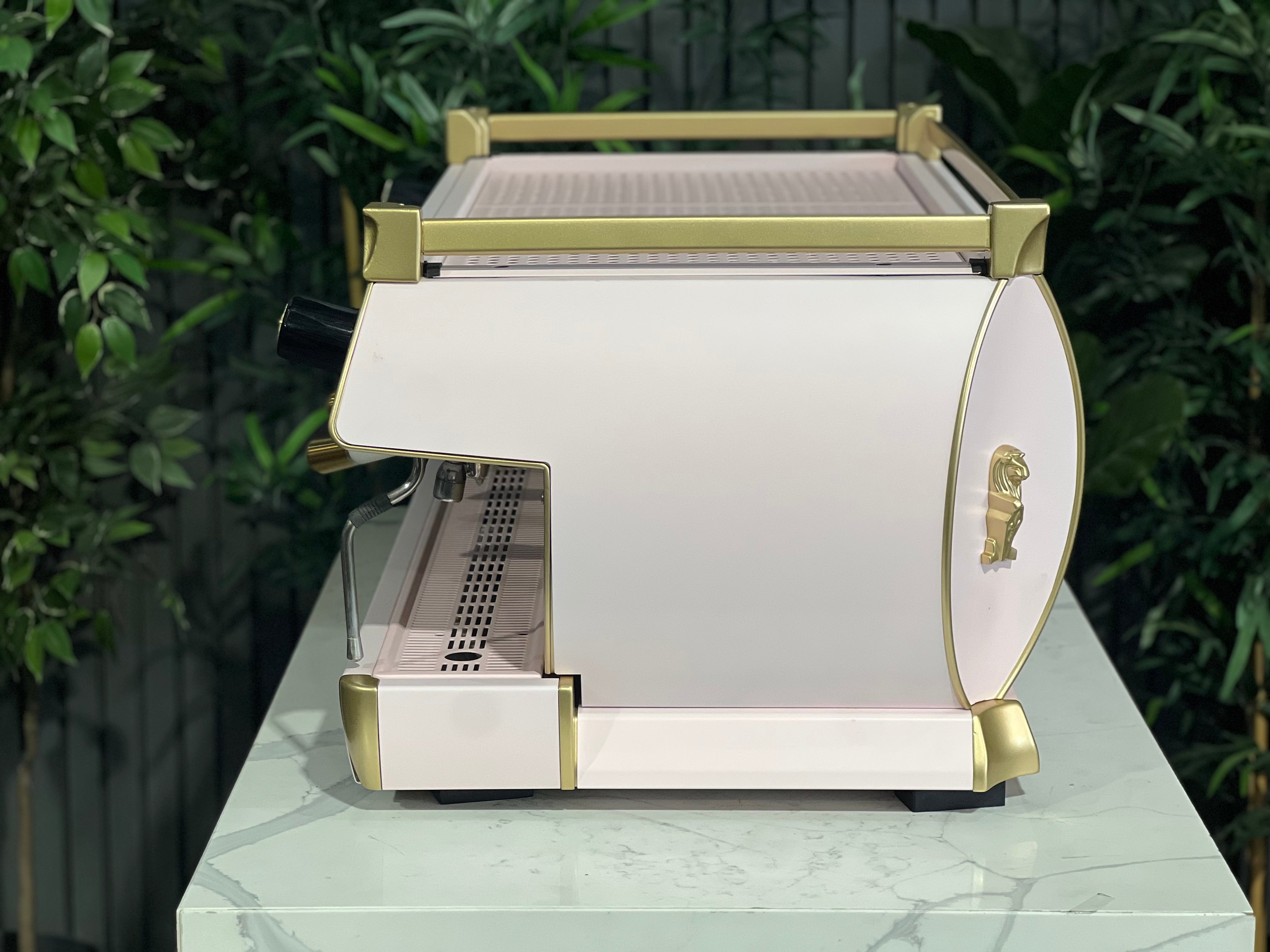 La Marzocco GB5 Pink - 3 Group Commercial Espresso Machine - Gold