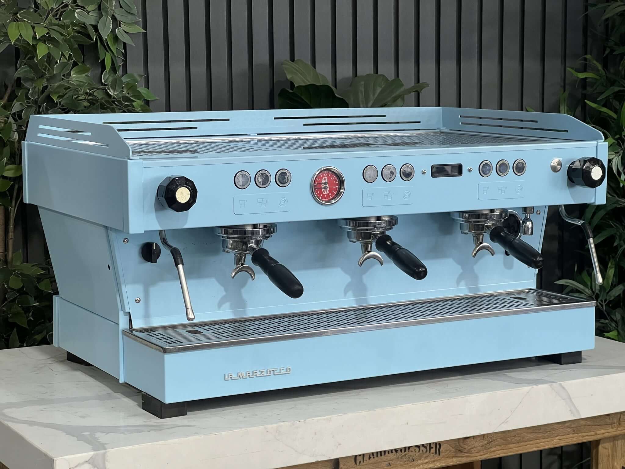 La Marzocco Linea PB "I'm " - 3 Group Commercial Espresso Machine - Blue