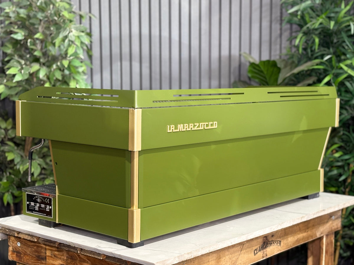 La Marzocco Linea PB - - 4 Group Commercial Espresso Machine - Commercial - Green & Timber