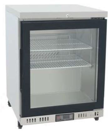 Atosa 105L Glass Door Freezer MBC24FG