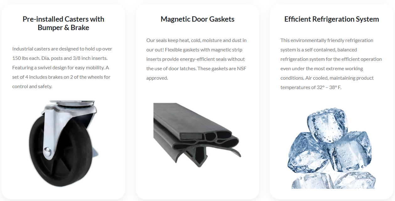 Atosa 2 Door Sandwich Prep Table Refrigerator 1530 Mm MSF8303
