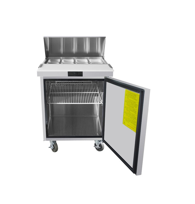 Atosa Single Door Sandwich Prep Table Refrigerator MSF8301