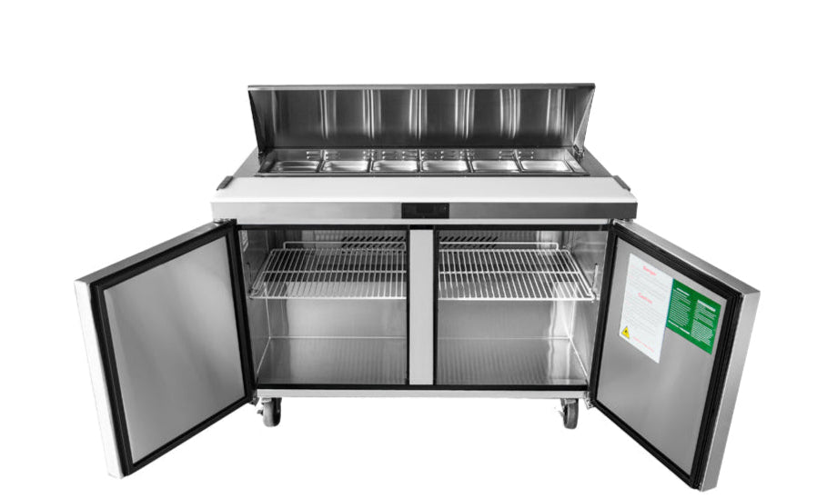 Atosa 2 Door Sandwich Prep Table Refrigerator 1530 Mm MSF8303