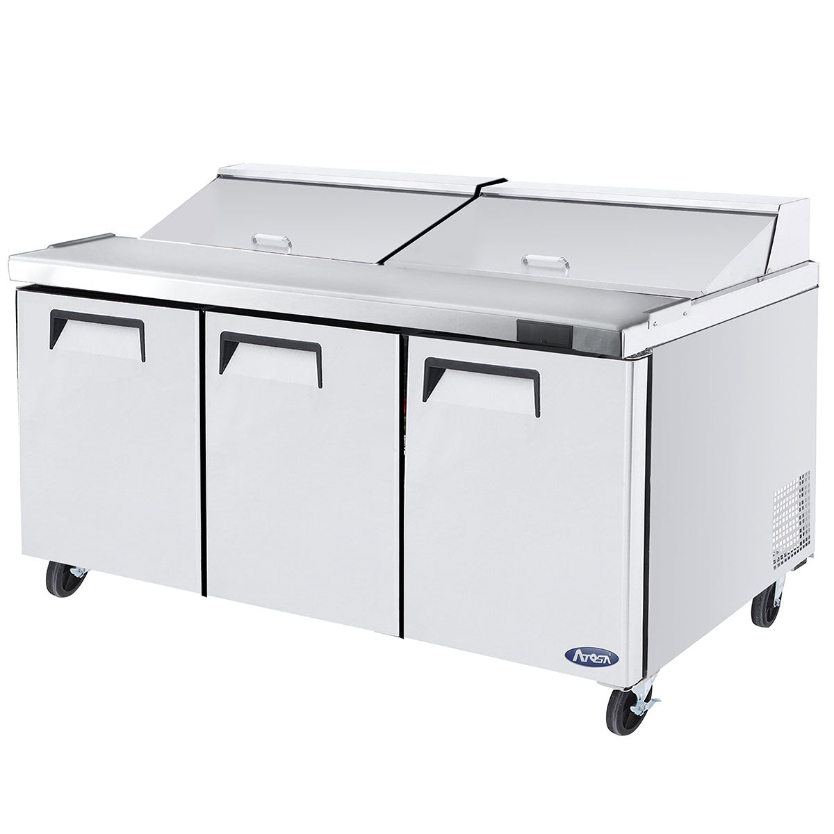Atosa Three Door Sandwich Prep Table Refrigerator MSF8304