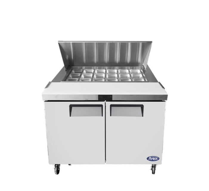 Atosa 2 Door Sandwich Prep Table Fridge - 1225mm MSF8306