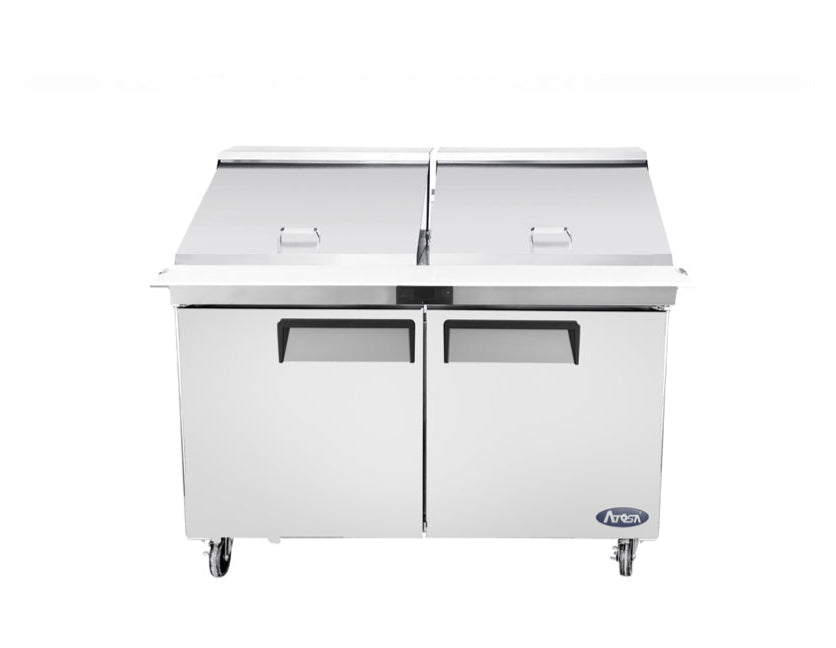 Atosa 490L 2 Door Mega Top Sandwich Prep Table Fridge MSF8307