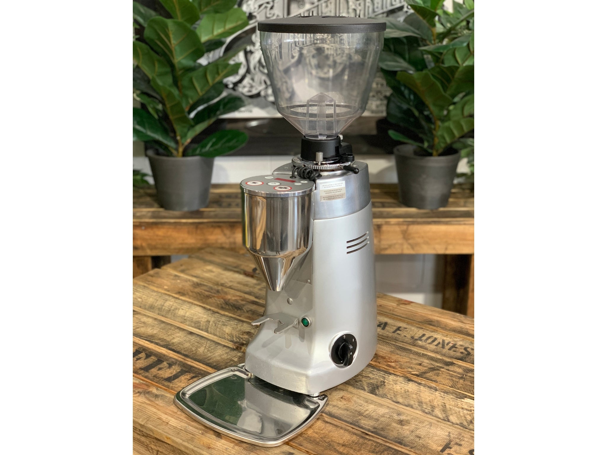 Mazzer Kony Electronic - Coffee Grinder - Silver