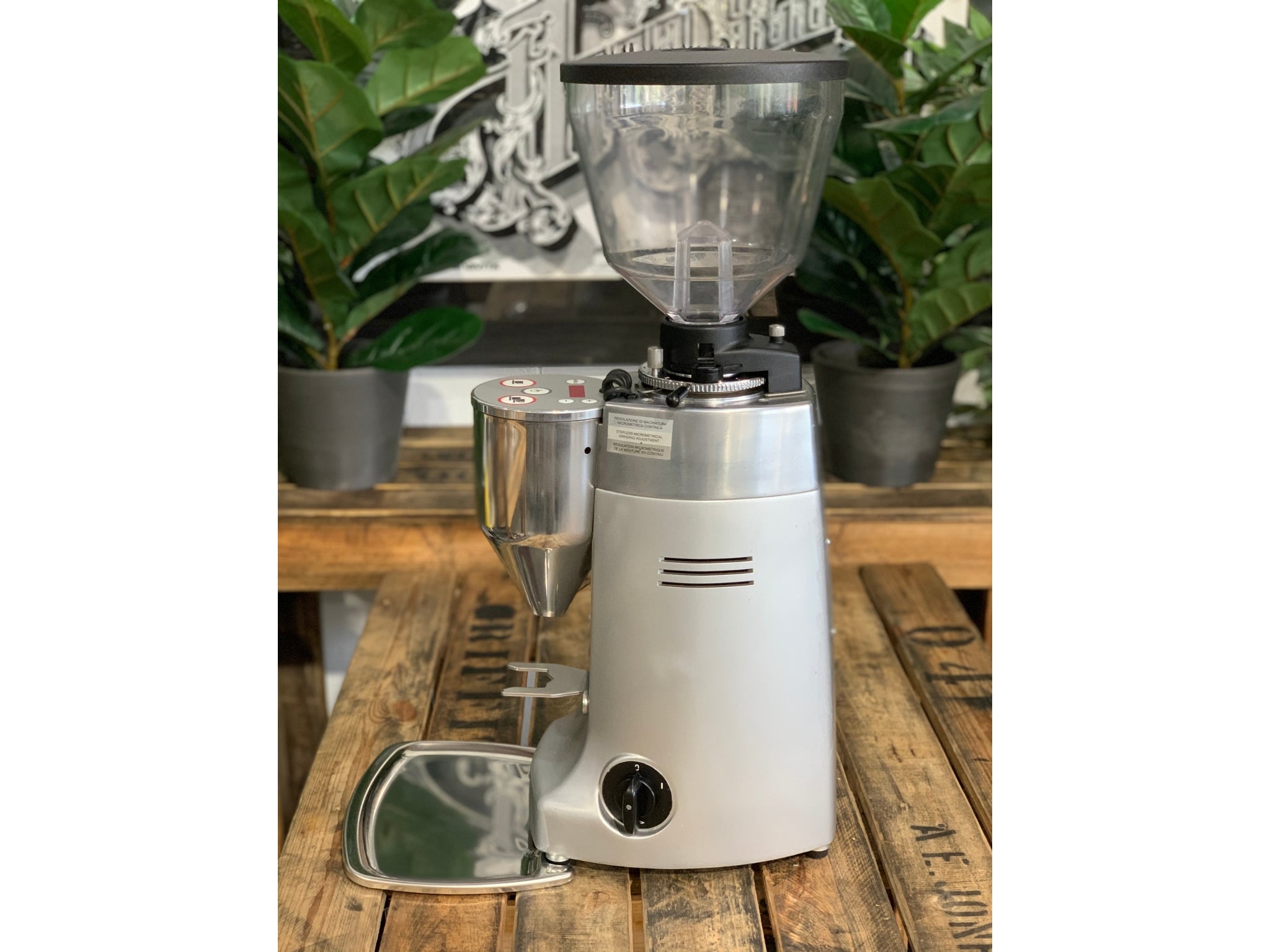 Mazzer Kony Electronic - Coffee Grinder - Silver