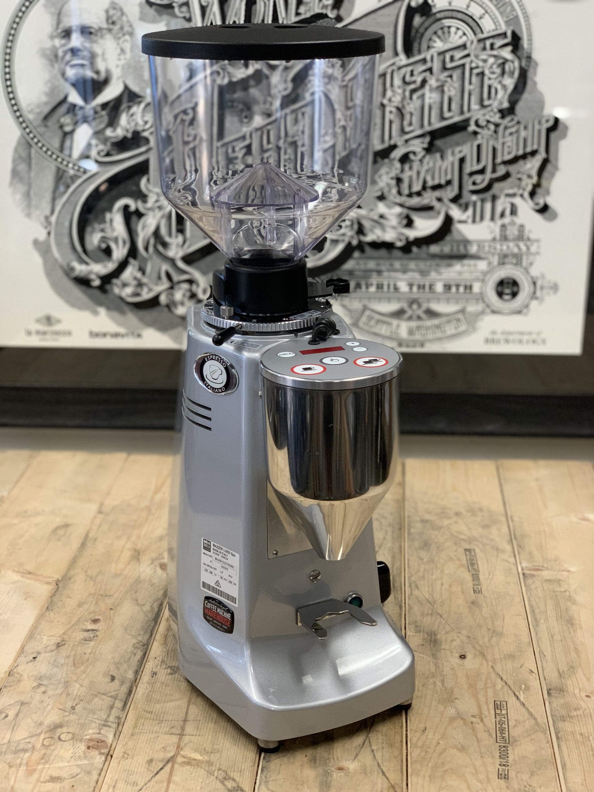 Mazzer Major Electronic Silver Coffee Grinder - 38670