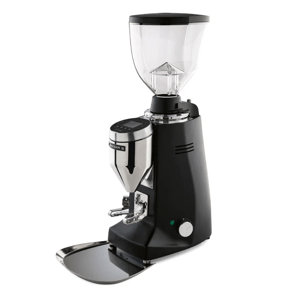 Mazzer Major V Electronic Coffee Grinder - Black/Silver/White Finish